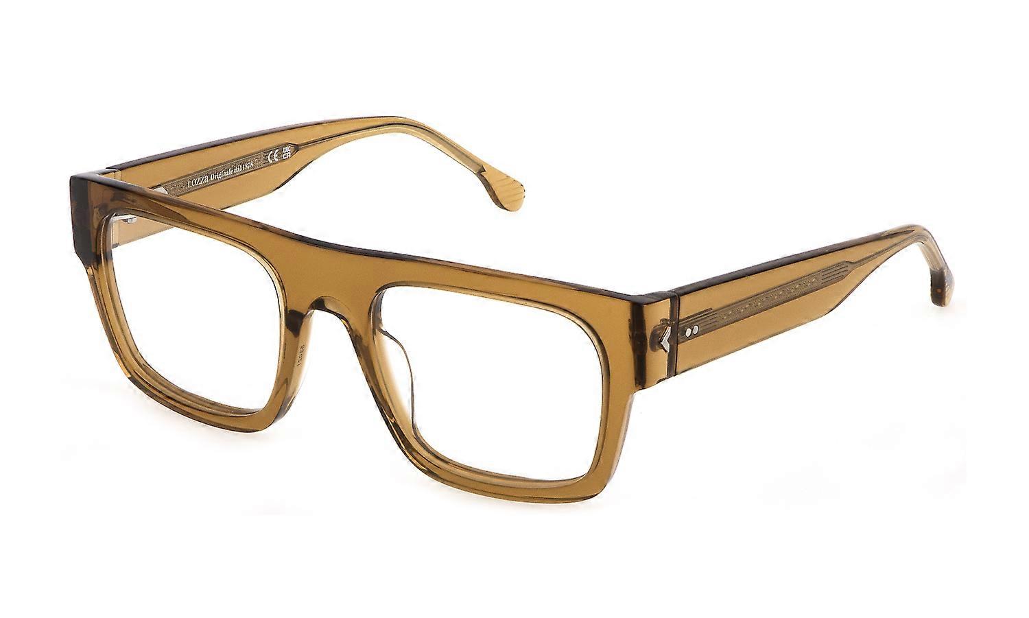 Eyewear Frames Lozza VL4327 0805 MARRON CHIARO Transparent LUCIDO 53/21/145 MAN