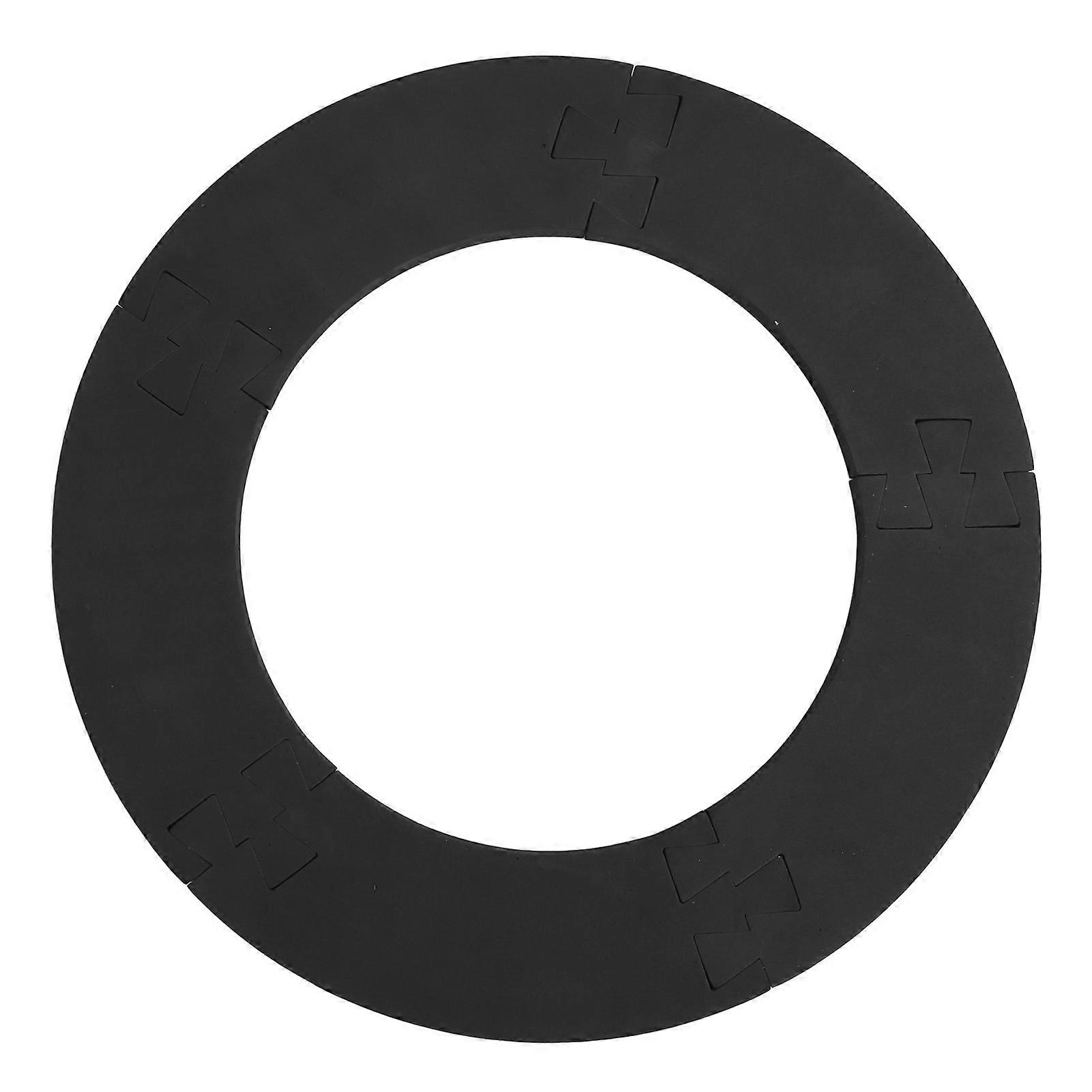Splicing Dart Board Wall Protector Ring High Strength Removable Simple Installation Wall Surround Dart Backboard Black Ring
