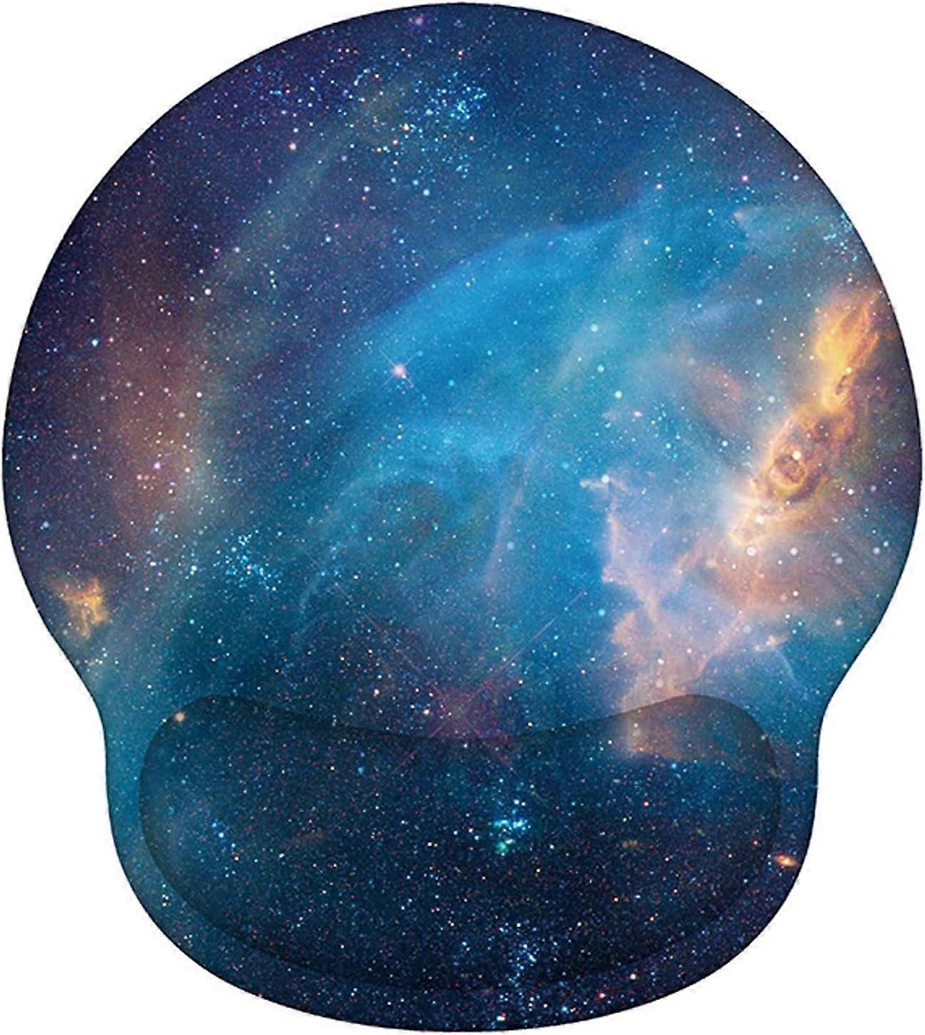 Mouse Mat, Mouse Pads with Wrist Support, Non-slip Rubber Base,Milk Silk Fabric with comfortable, Ergonomic, Novel patterns Beautiful and Fashionable