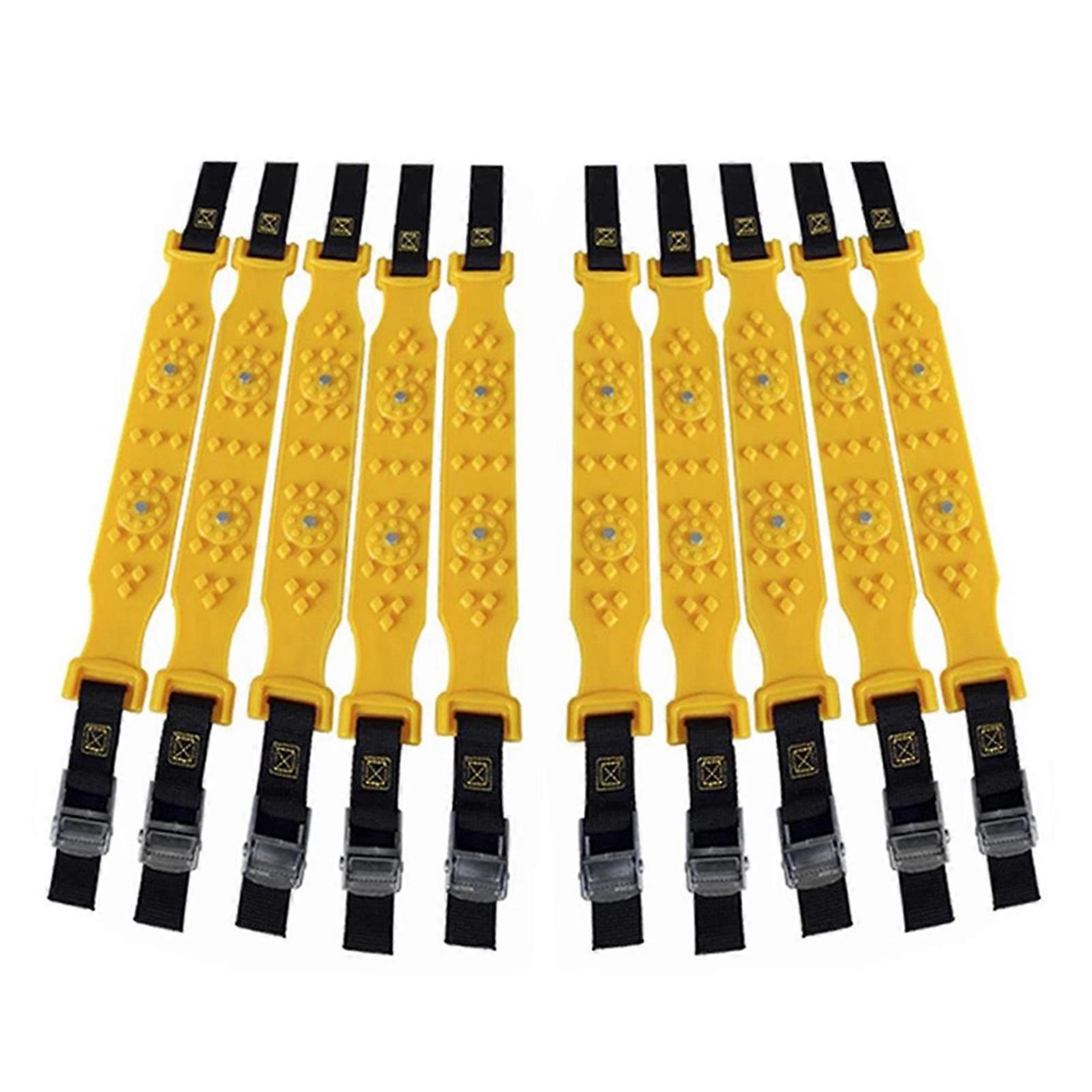 10pcs Car Tyres Wheels Anti-slip Chains Anti-skid Mini For Winter SUV Autocross