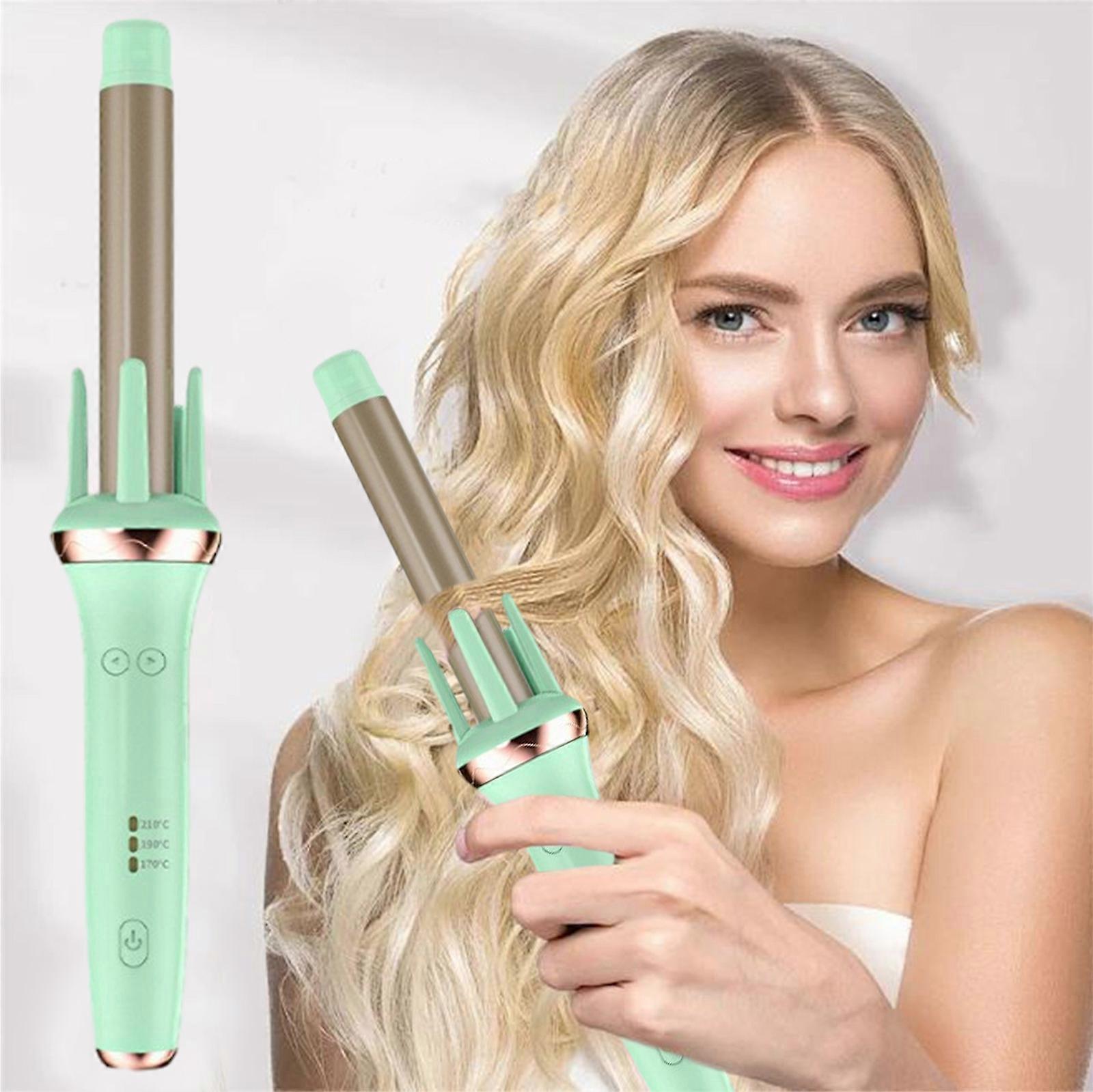 32mm Automatic Hair Curler Easy-to-use Travel Automatic Curling Iron Fast Heating Small Auto Rotating Curing Wand For Curls Waves 3 Tunable Temps Auto