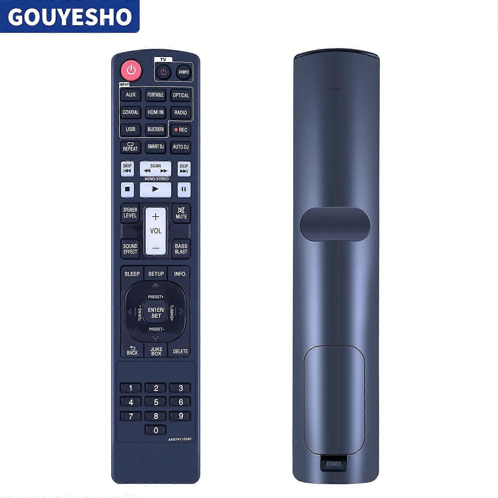 New AKB74115302 Replaced Remote control fit for AV amplifier Receiver