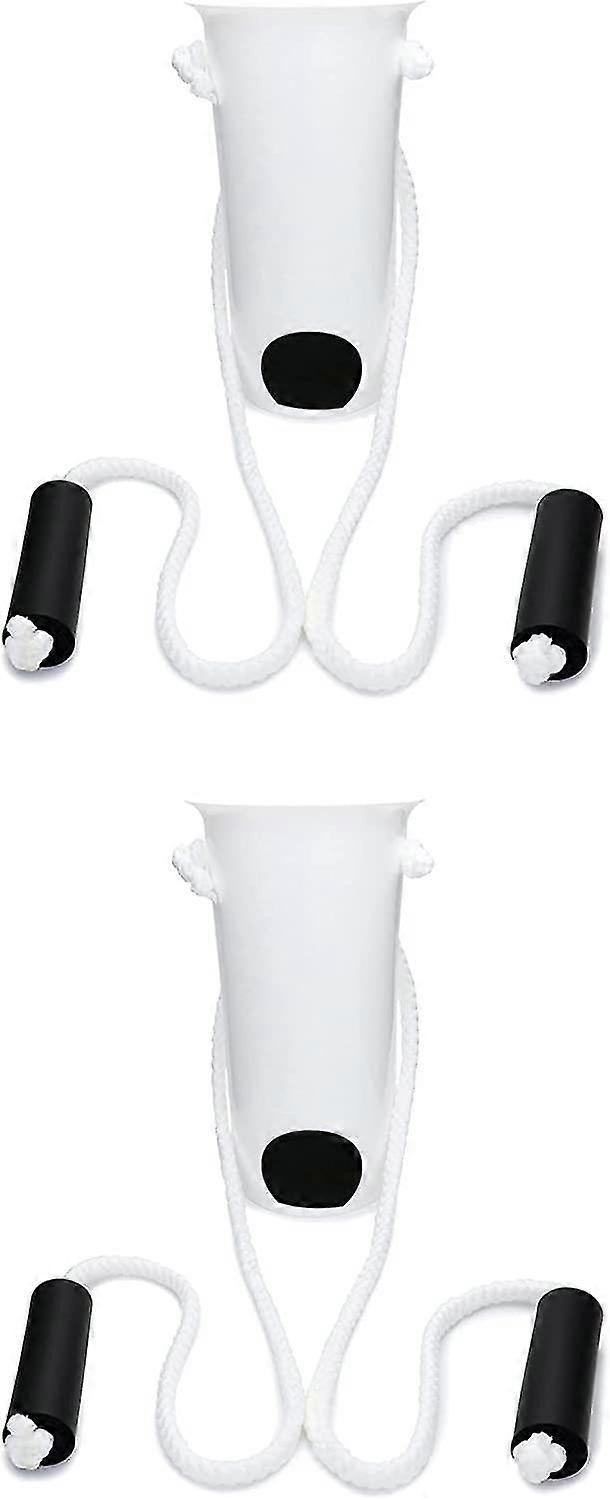 2 Pack Deluxe Molded Sock Aid, Adjustable Cords, Molded Sock Helper Stocking Slider
