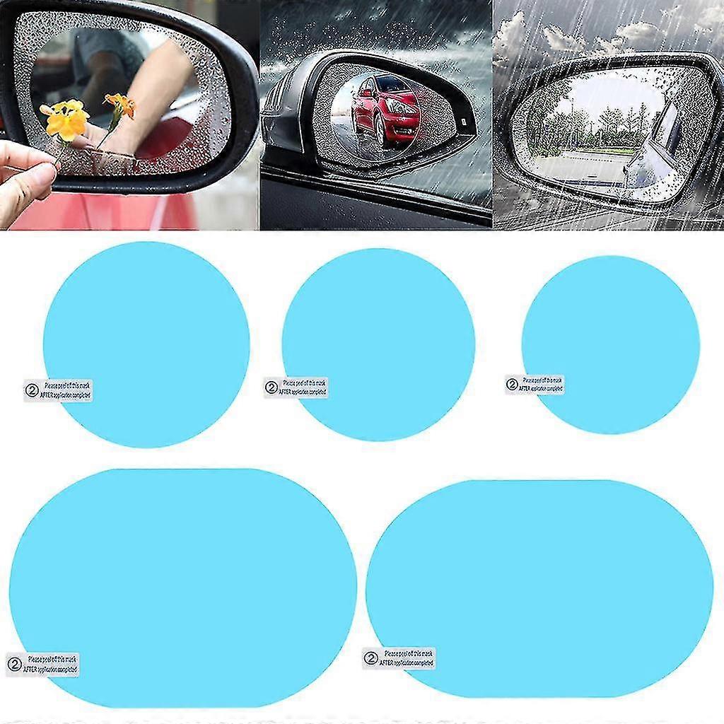 2pcs Car Mirroe Rainproof Film Anti-scratch Waterproof Mirror Window Stickers