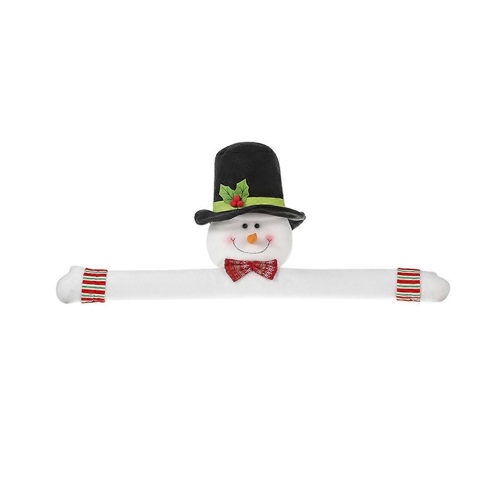 Christmas Tree Ornament Santa Claus Snowman Plush Dolls with Long Arm Xmas Decoration for Warm Festive Atmosphere KAESI