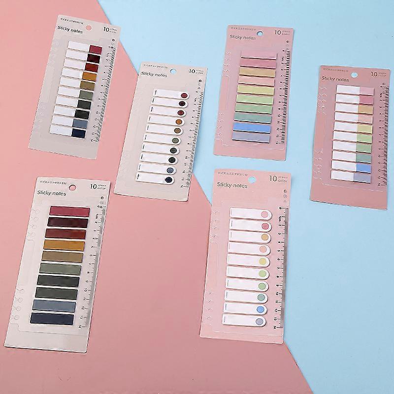 1200 Sheets Adhesive Strips Index Tabs Coloured Sticky Notes Page Markers Writeable Labels for Page Marking
