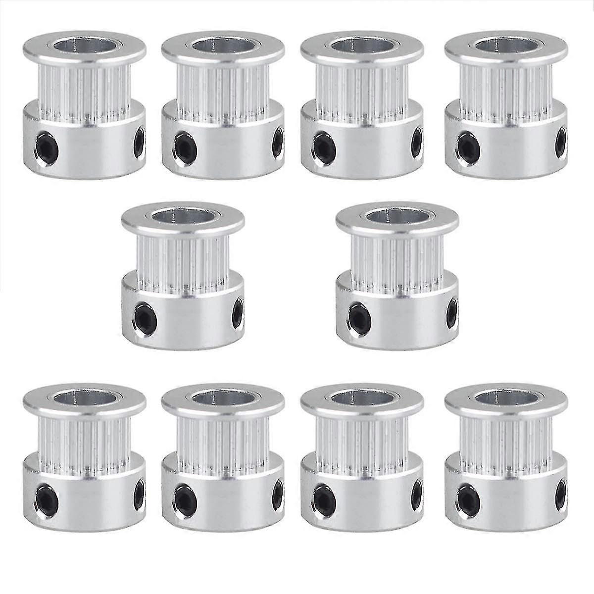 Pack-of-10 Gt2 Timing Pulley With 16 Teeth 3d Printer Teeth, 5mm Bore, 6mm Width