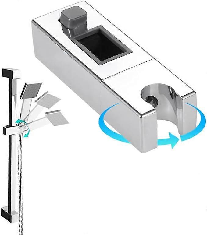 Adjustable Rectangular Bathroom Shower Head Sliding Bracket (30*18mm)