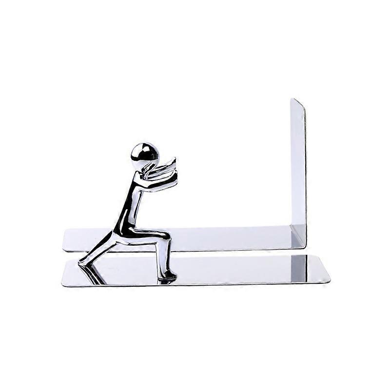 Bookends Push! Colours: chrome Set of 2 units