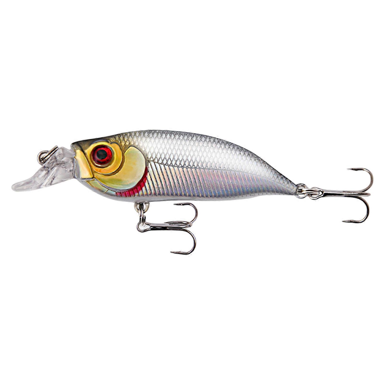 Kaesi Fishing Bait Bright Color Simulation 3D Fisheye Water Popper Sharp Hook Prevent Escape 7.4cm/8.5g Fishing Lure Bait Mino Submerged Hard Bait Fis
