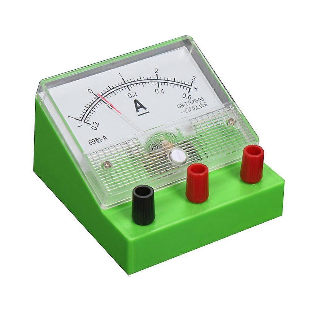 Analog Current Meter Ammeter Class 2.5 Electricity Teaching Experiment Tool