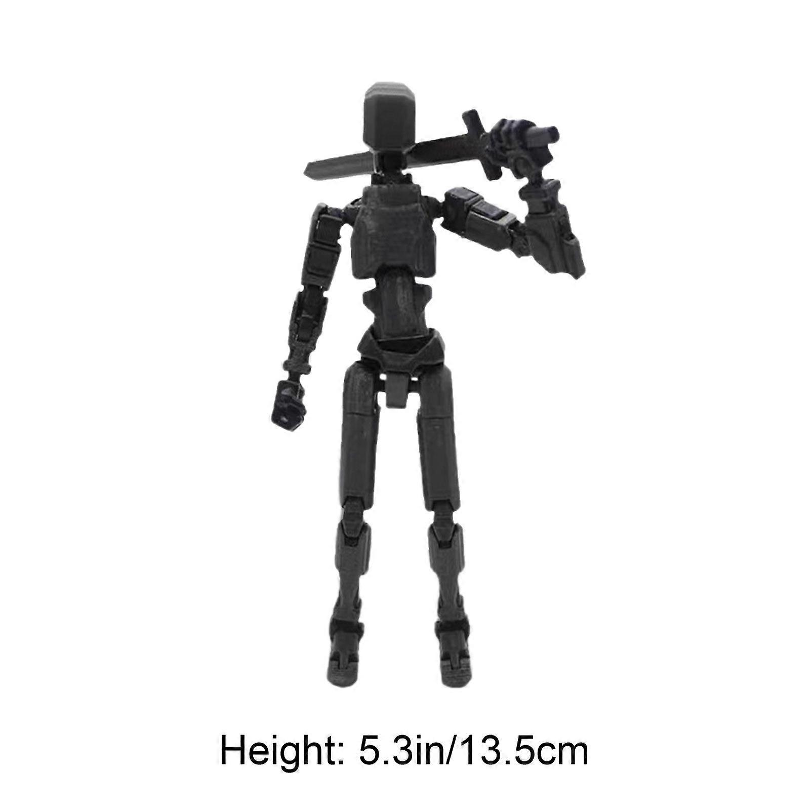 Holiday Ornaments Action Figure Action Figure Printed Movable 13 Articulated Robot Dummy Action Figures Valentines Gifts For Him_c24072717