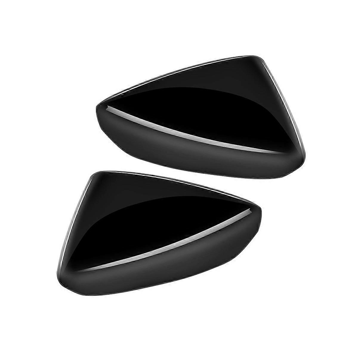 Car Gloss Black Rearview Side Mirror Cover Trim Frame Side Mirror Caps for -60 2022 2023