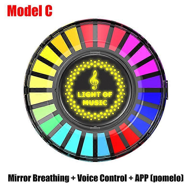 24 LED RGB Atmosphere Lights Car Aromatherapy Lamp Air Freshener APP Remote Voice Control Rhythm Lights Adjustable RGB Colors