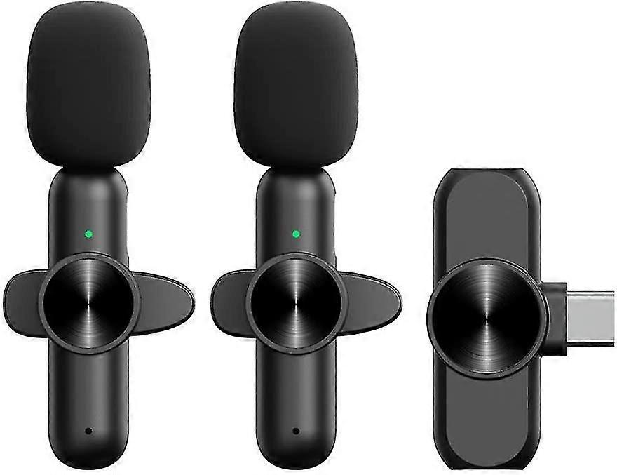 Wireless Microphone Fortype-c, Wireless Lavalier Microphone With Noise Reduction Automatic