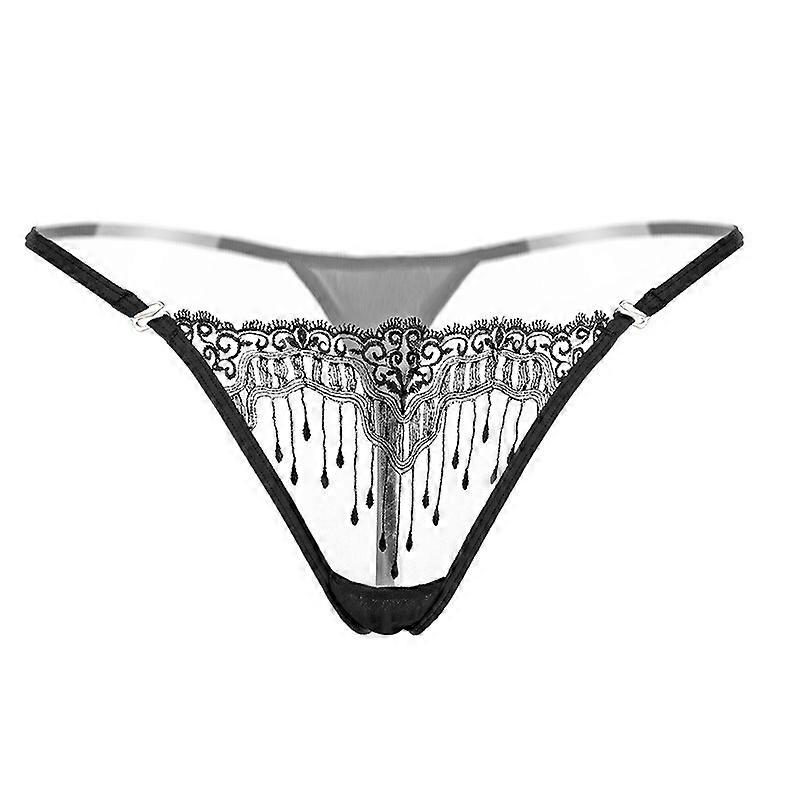 4 عبوات شريطSweet Lace Heart Pearl Drilling G-string ملابس داخلية مثيرة (حجم موحد)