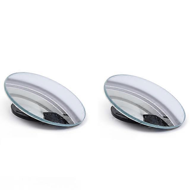 2pcs Suction Cup Blind Spot Mirror Rotatable Car Wide-angle Rearview Mirror Auxiliary Round Frame Convex Mirrors Accessories