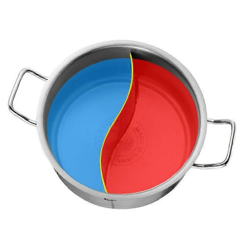 Stainless Steel Extra Thick Hot Pot Thickened Bottom Grid Pot (Diameter : 30cm)