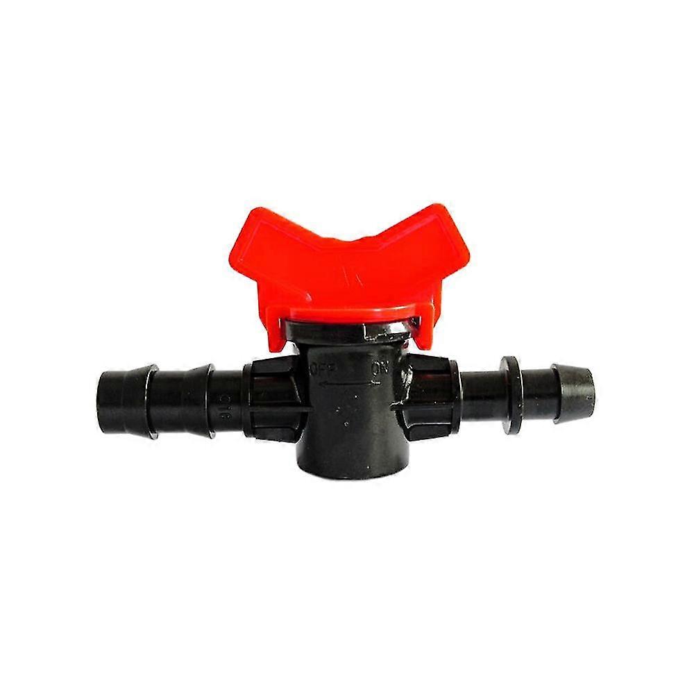 16mmホース灌漑バルブシャットオフバルブプラスチックバイパスバルブストレートバルブフィッティング