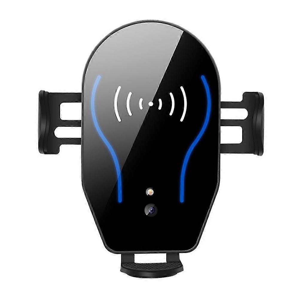 Chargeur de voiture sans fil Mount-triangle Linkage Serrage automatique 10w Charge rapide Air Vent Phone Holder, détection infrarouge