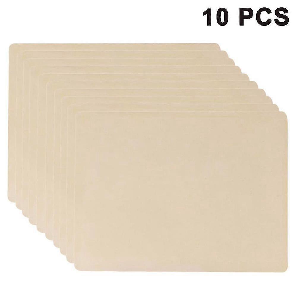 Blank Tattoo Skin Practice- 10pcs 6"x8" Double Sides Tattoo Practice Skin Silicone Pads Tattooing Microblading Practice Skin For Beginners And Experie