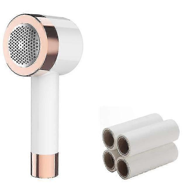 Electric Sweater Defuzzer With 4 Replaceable Lint Roller,remove Fuzz/pilling,from Clothes,curtain,couch Blanket