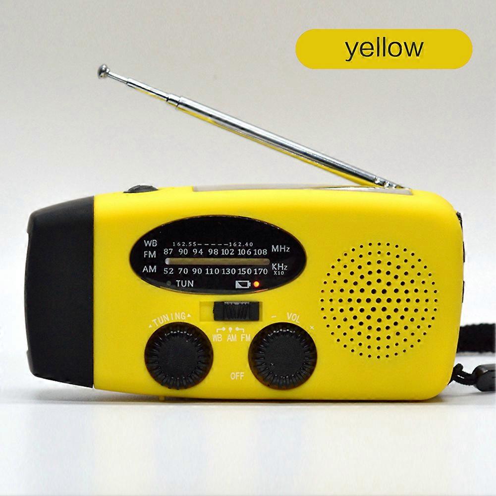 Solar charging radio emergency radio with lighting function 1000mah