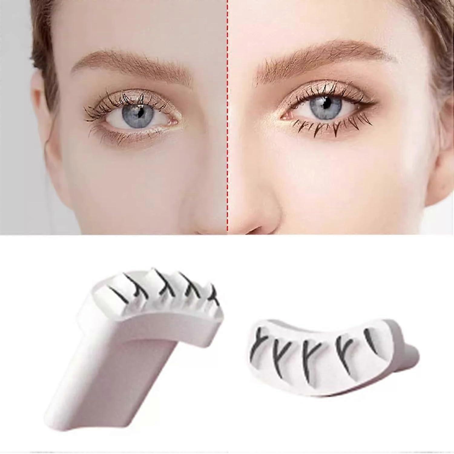 2pcs Eyelash Stamps Tool, Lower Lash Extensions Natural Looking Bottom Lashes