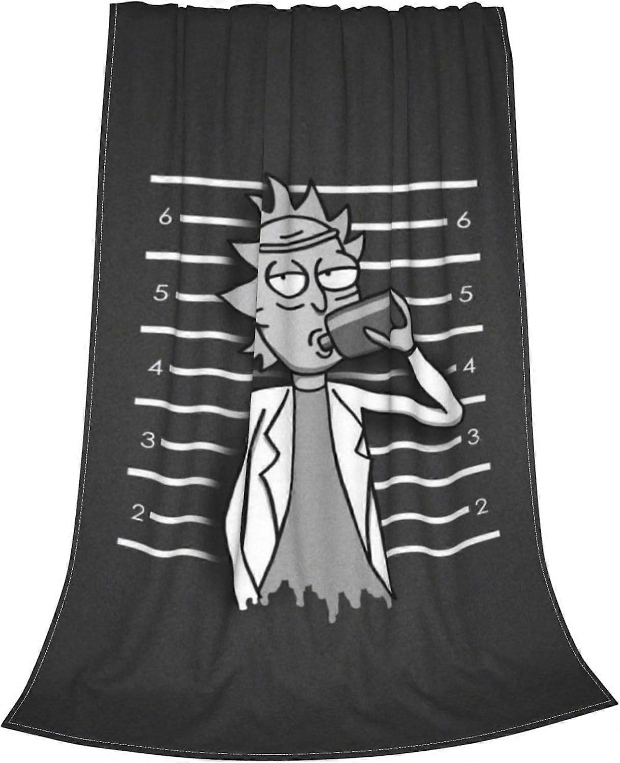 Rick and Morty Anime Cobertor Fofinho,CobertorColcha, Cobertor, Cobertor, Cobertor de Sofá, Cobertor Fofinho