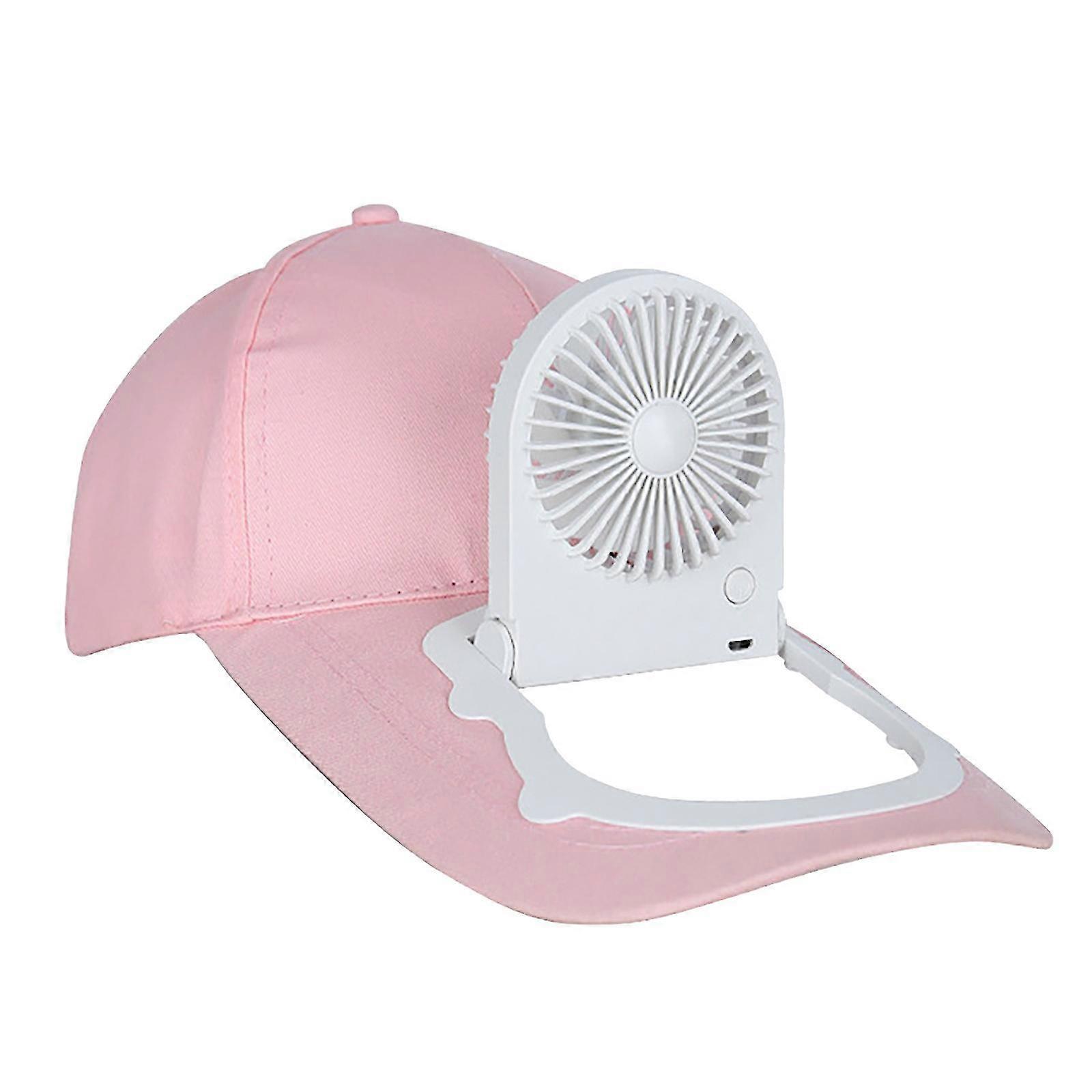 Tapa con ventilador USB recargable ajustable ventilador parasol
