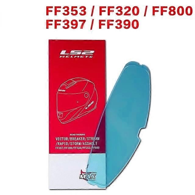 LS2 FF390 Breaker Full Face Helmet Lens Extra Helmet Visor with Anti-fog Film Holes Only for LS2 FF390 Motorcycle Helmets