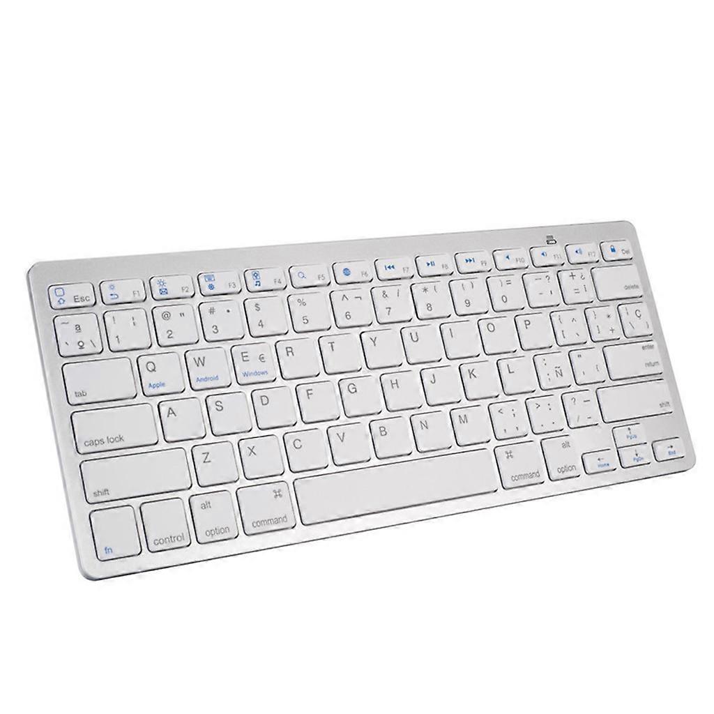 Multi-Device Bluetooth-compatible Keyboard Wireless Slim Keyboard for Laptop PC