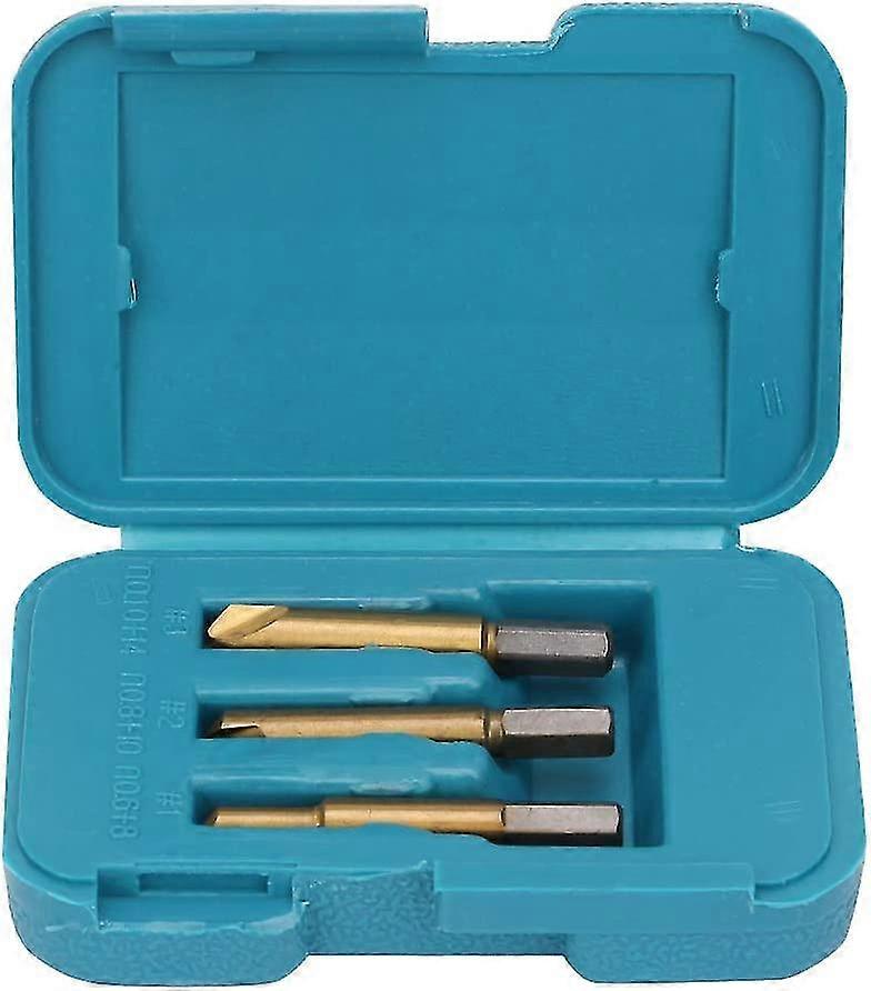 3 Pcs Bit Bolt Extractor Extractors Damaged Screw Extractor, Broken Screw Extractor, For Workshop Repair