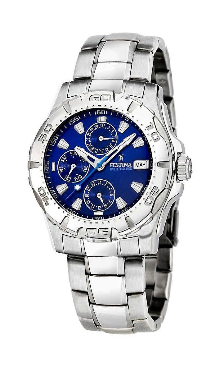 Festina Gents Multifunction Silver Bracelet Watch