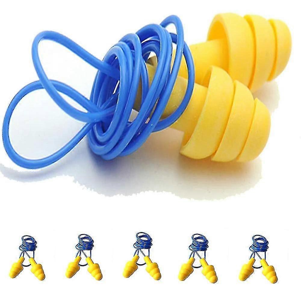 6pcs Silicone Ear Plugs, Noise Reduction Ear Plug And Hearing Protection For Sleeping, Sleeping, Studying, Working, Swimming