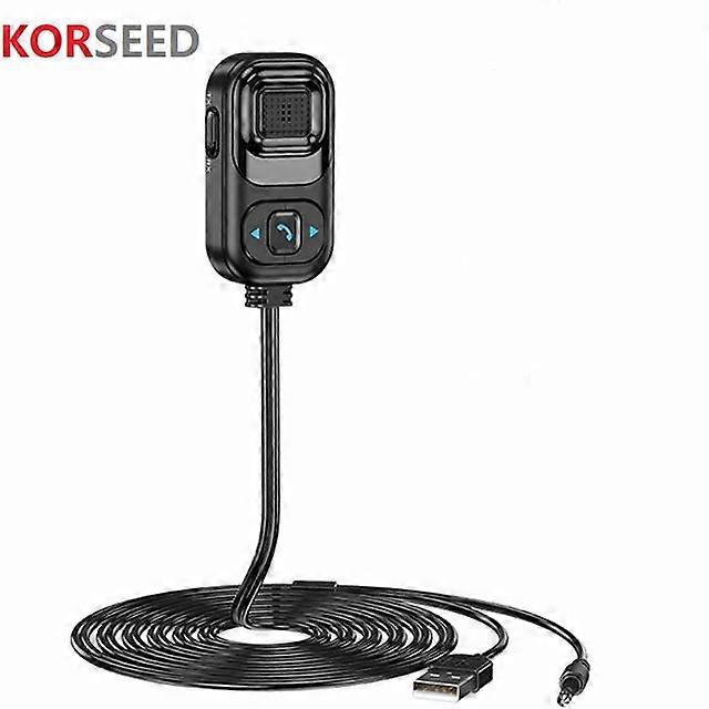 New Bluetooth 5.1Wireless Audio Adapter StereoTransmitter Receiver 3.5mm Aux USB Handsfree Car Kit Support Siri Voice Assistant