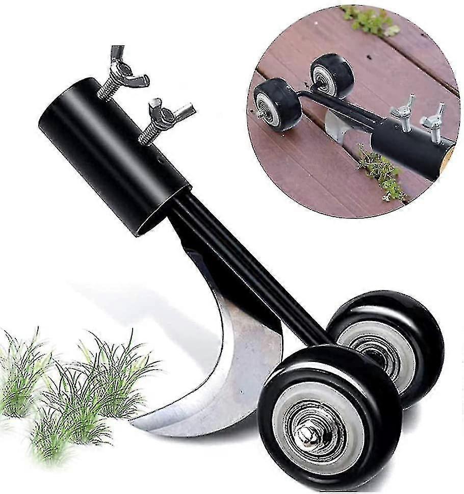 Wheeled Weed Removal Tools Manual Crevice Weed Puller Garden Weed Snatcher Lawn Edger