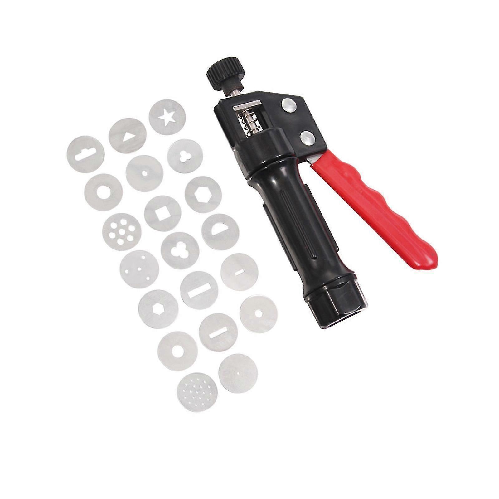 Clay Extruder Baking Different Patterns Discs For Diy Polymer Clay