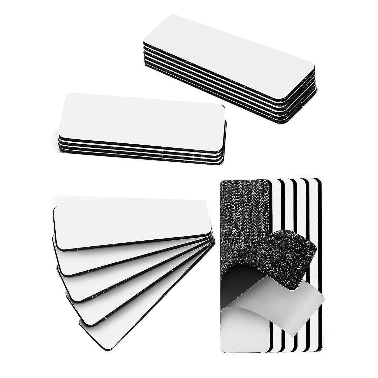 20 Pack 1x4 Inch Hook And Loop Strips With Adhesive Mounting Tape Double-side Hook Loop Strips Stro