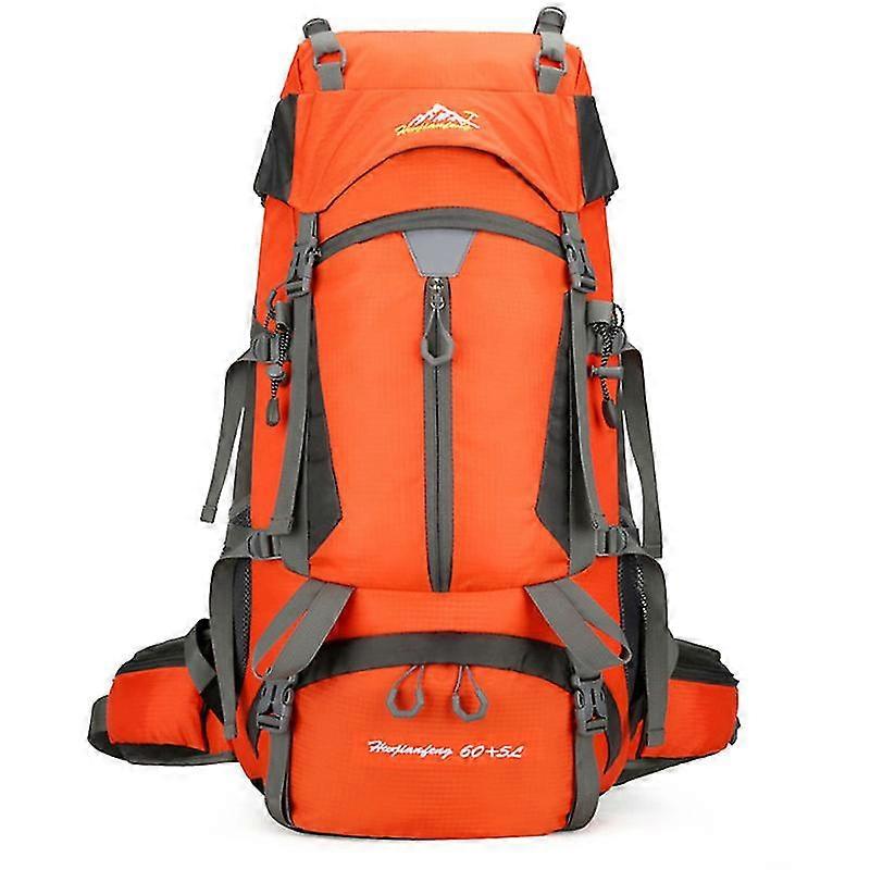 60l עמיד למים תרמיל טיולים קל משקל עם כיסוי גשם, תיק יום נסיעות ספורט חיצוני לטיולי קמפינג לטיפוס קמפינג