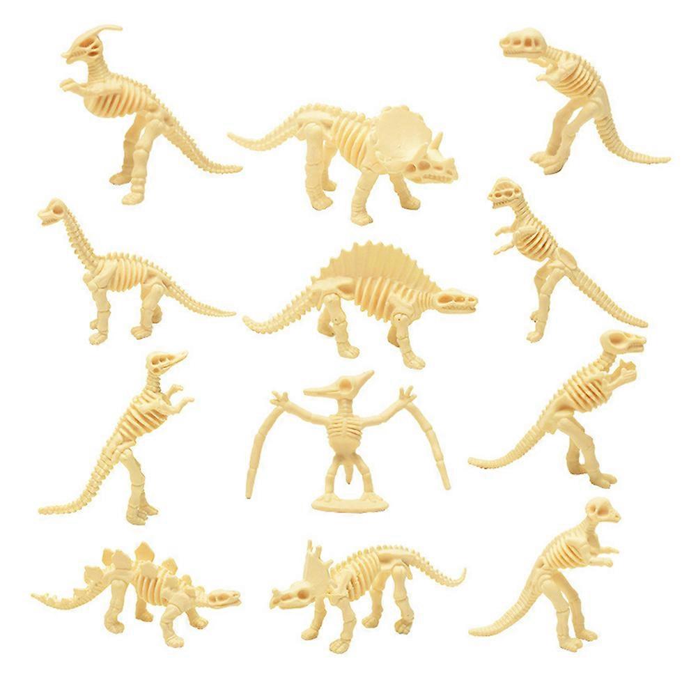 12 Pcs Puzzle Toys Dinosaurs Skeleton Models Educational Toy Dinosaurs Skeletons Dinosaurs Skeleton Model