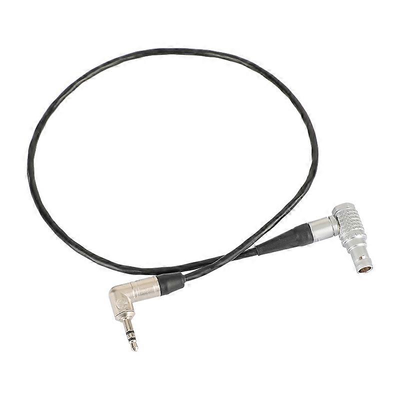 Lanxri Right Angle 3.5mm Jack To Right Angle EXT Rotatable 9 Pin Timecode Input Cable For RED Komodo 6K Cinema Camera