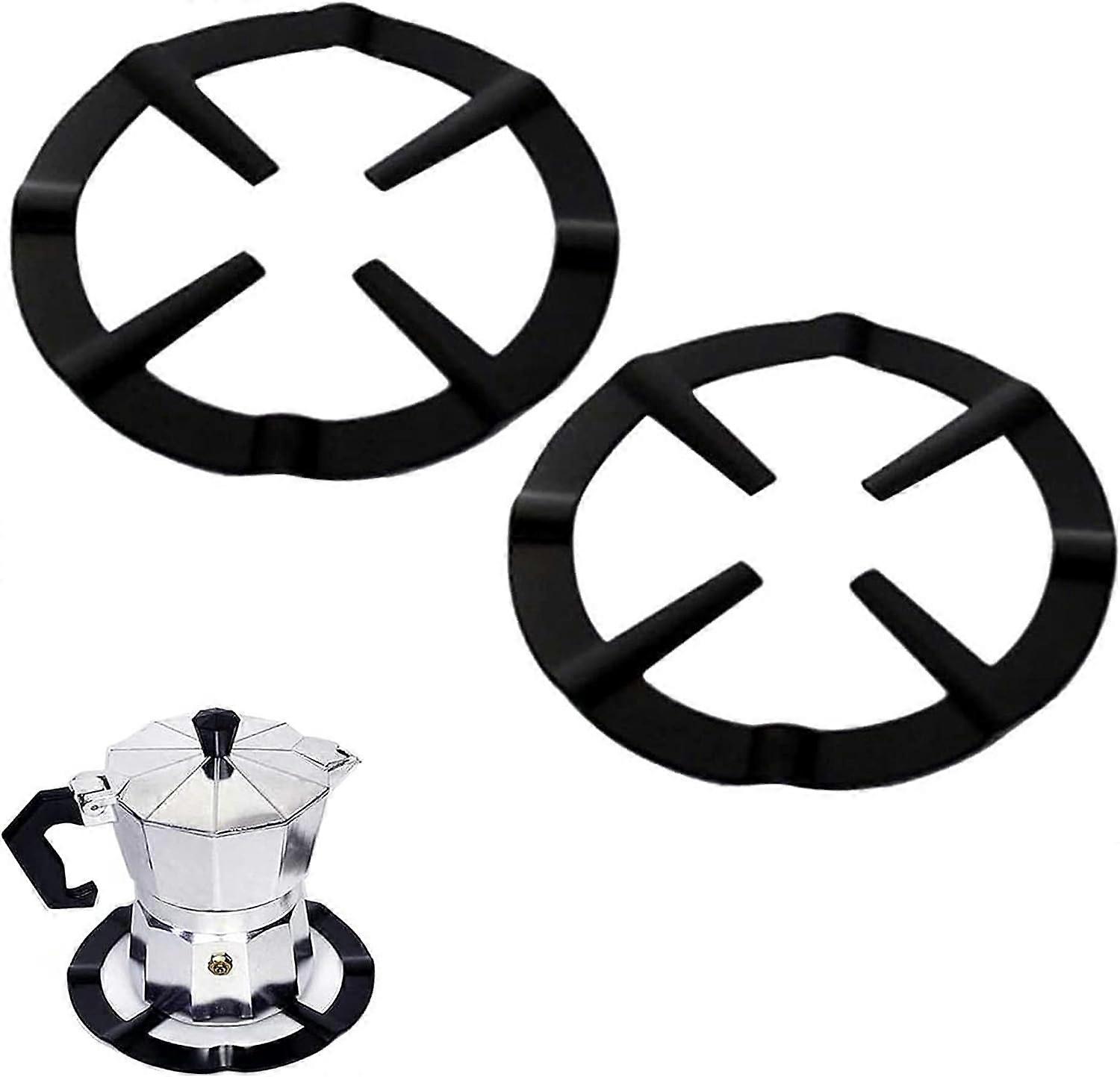 Universal Cast Iron Wok Ring Support - Durable Gas Stove Cross Pan Attachment (13.3 cm)