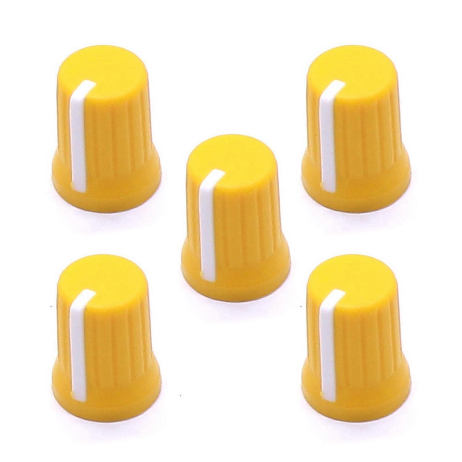5Pcs Universal EQ potentiomètre rotatif potentiomètre Fader boutons