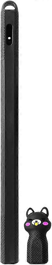 Θήκη κινουμένων σχεδίων σιλικόνης συμβατή με Apple Mu8F2Am Κάτοχος μολυβιού Μανίκι Δέρμα τσέπης Αξεσουάρ για Ipad Pro Προστατευτικά καλύμματα μύτης (κυανό)