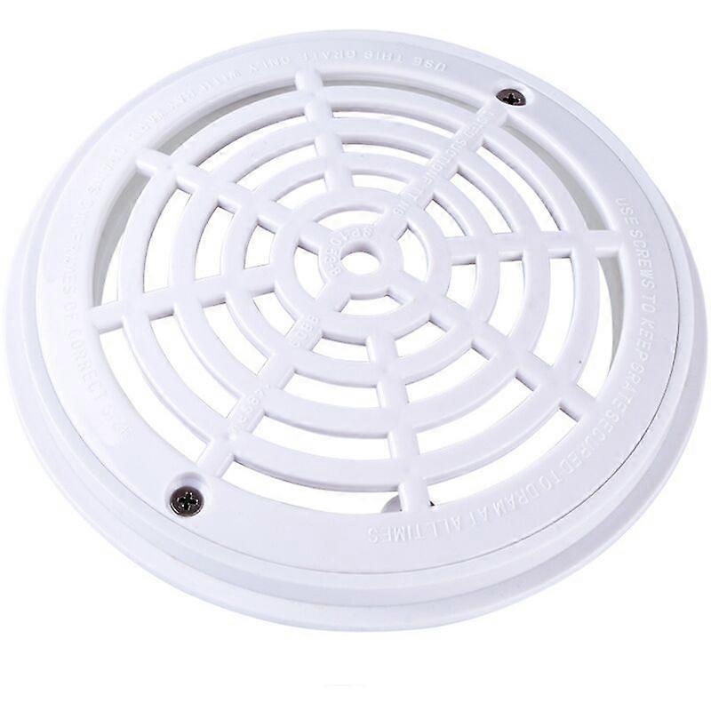 Winter promotion,Bottom drain grid (ext. diam. 205mm) Replacement grid for Pool'S bottom exhaust for swimming pools, Superma, white