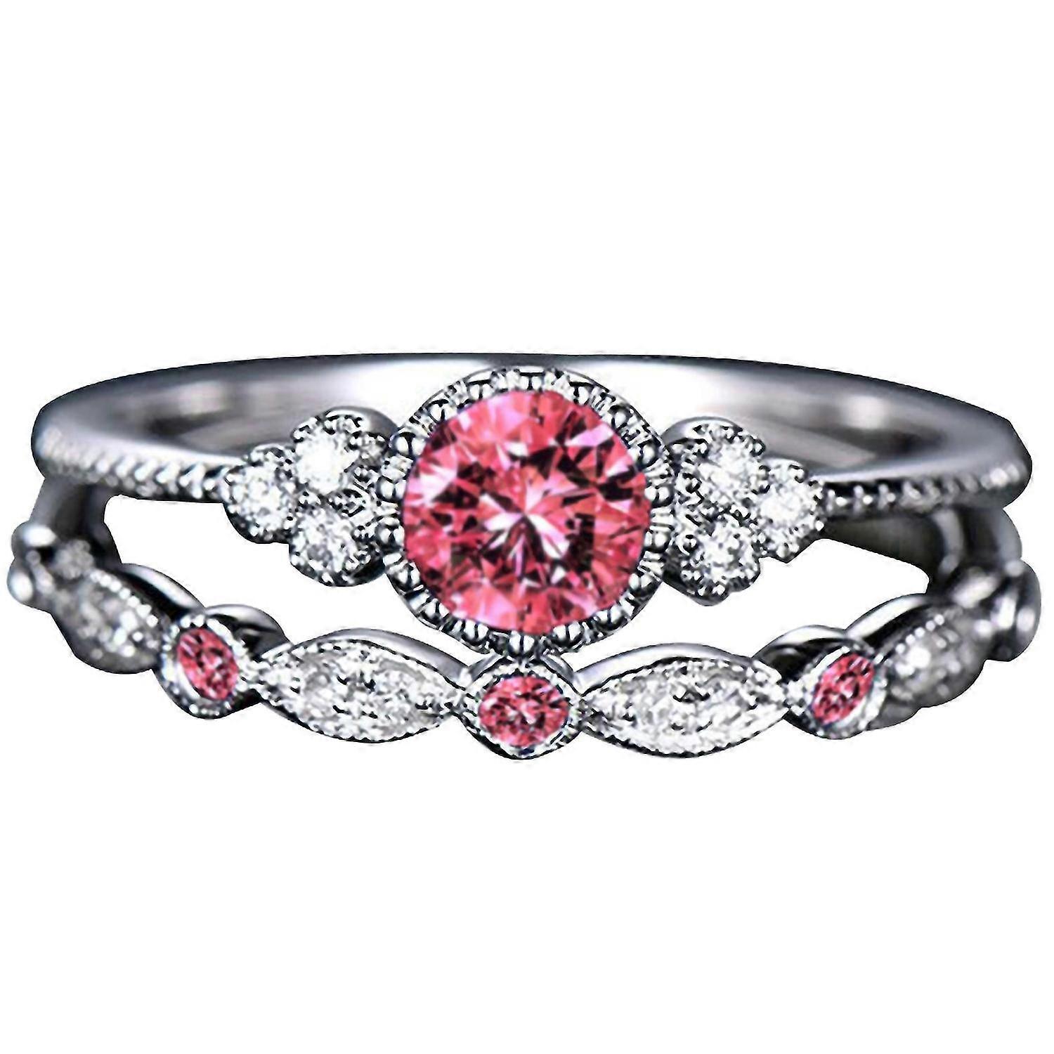 2Pcs Finger Jewelry Dual Type Durable Fashion Cycle Ring for Gift