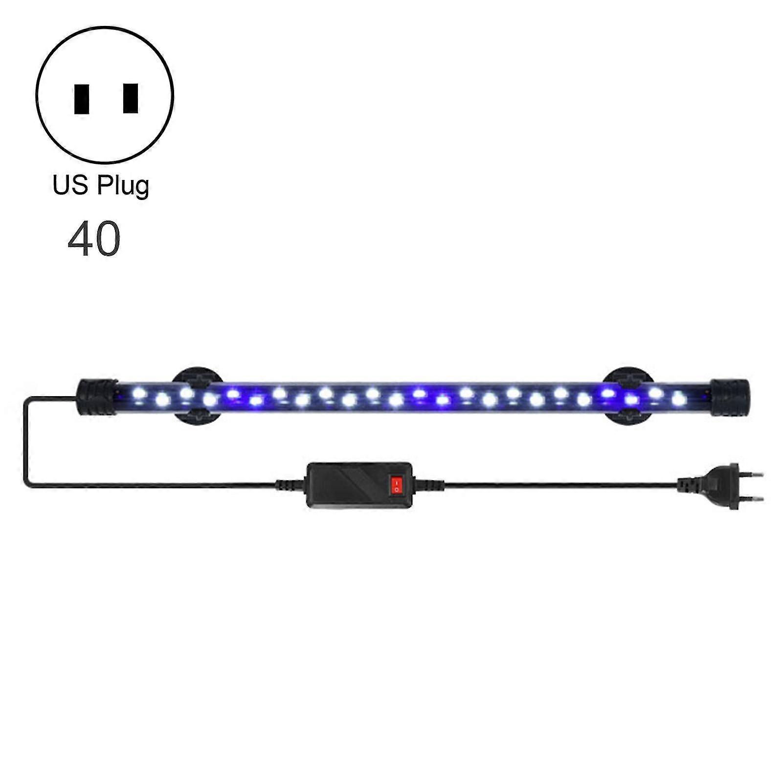 Aquarium Light Led 3 Modes Kompakti vedenalainen lamppu Akvaariot Valaistus Koristelu kotikäyttöön