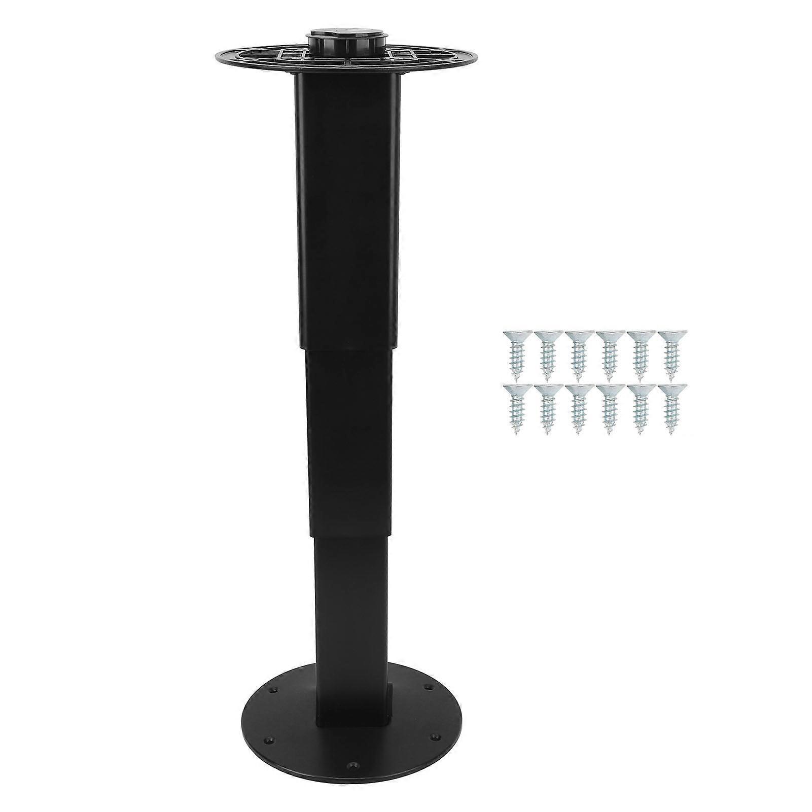 Επιτραπέζια βάση βάσης βάθρου 310mm έως 710mm διευθετήσιμη επιτραπέζια βάση βάθρου κραμάτων αργιλίου για RV Camper Caravan Boat Yacht