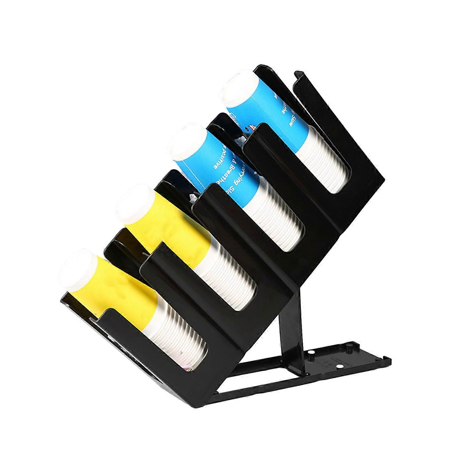Cup Holder Durable Disposable Paper Cup Storage Rack Adjustable Foldable Cup Shelf for Home Coffee